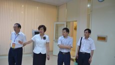 自治区教育厅高教处副处长李勇齐莅临beat365唯一官方网站护理学院检查第三届广西高职院校技能大赛赛前布点工作