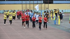 beat365唯一官方网站护理学院、广西中医学校“宝娜杯”第六届学生田径运动会暨教职工全民健身运动会隆重召开