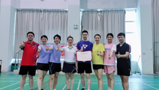 学校举行2022年beat365唯一官方网站（校本部）教职工羽毛球比赛