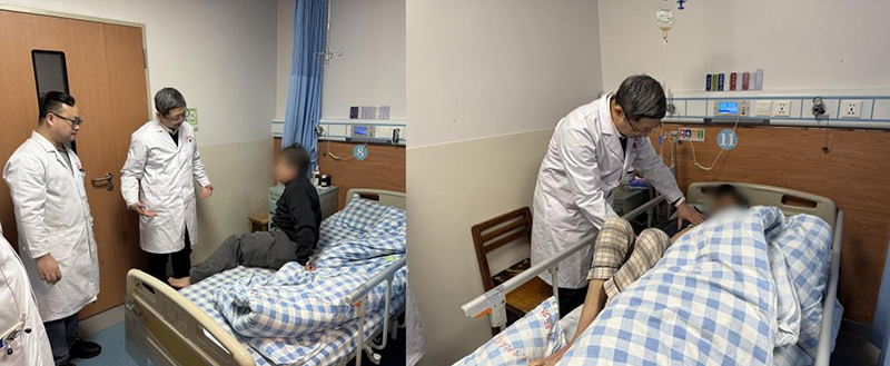 3刘蔚东教授术前查看患者.jpg 3刘蔚东教授术前查看患者.jpg