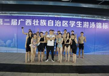 beat365官网游泳健儿在第二届广西壮族自治区学生游泳锦标赛中获佳绩
